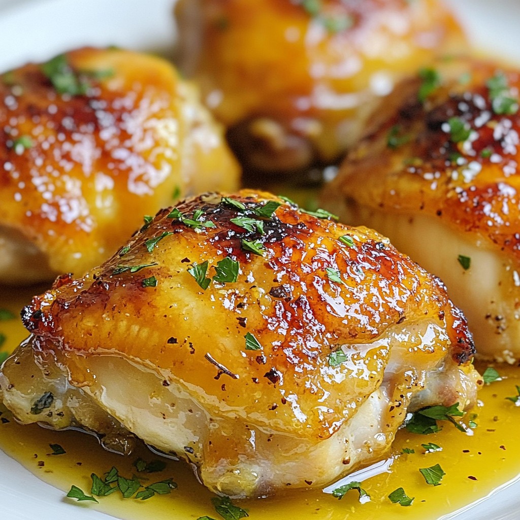 Maple Dijon Chicken Thighs Juicy and Flavorful Recipe