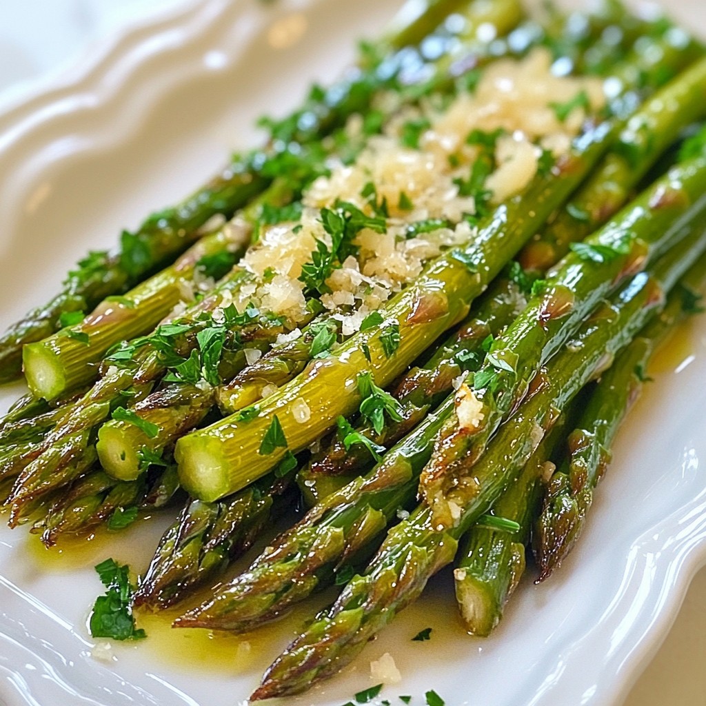 Lemon Garlic Roasted Asparagus Flavorful Side Dish