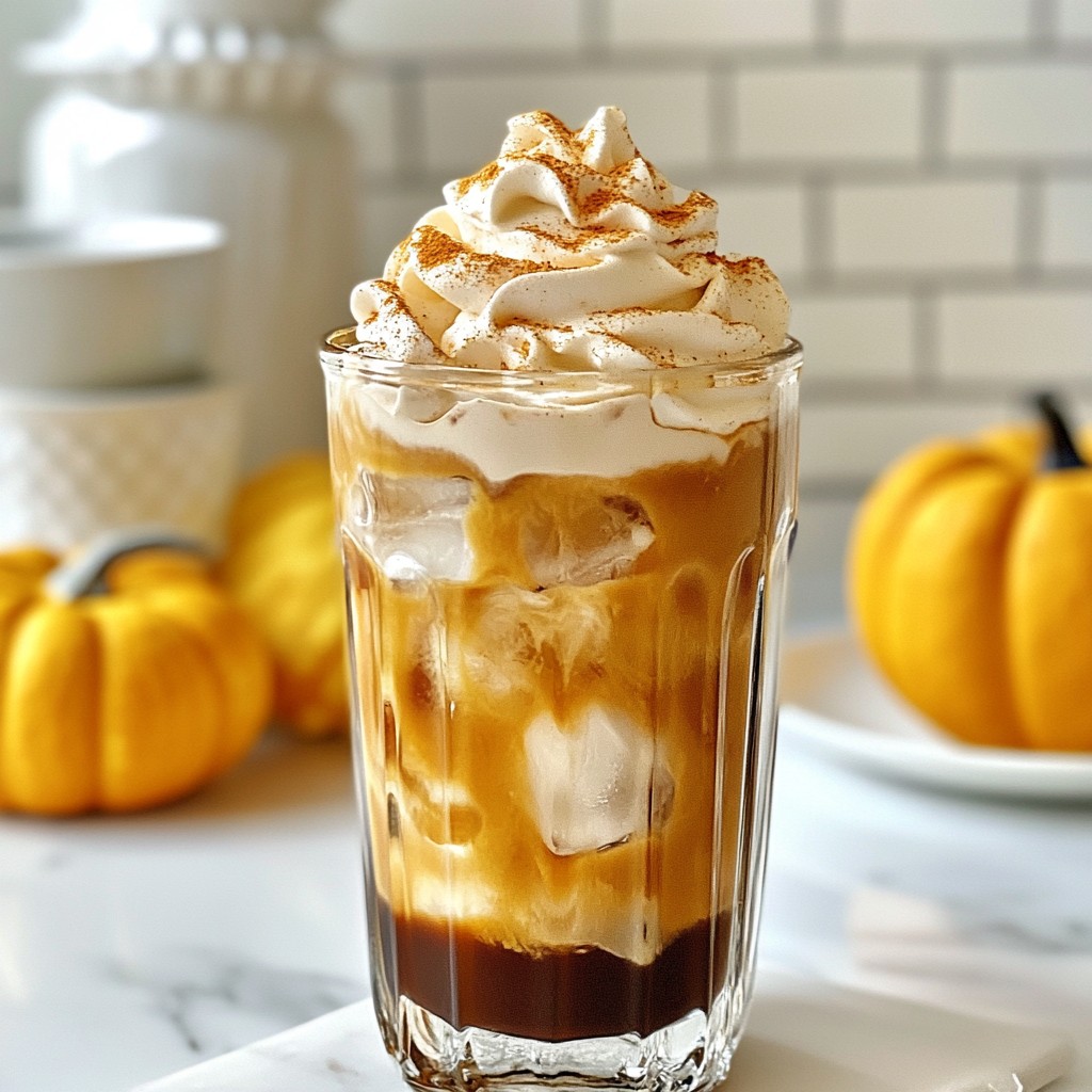 Pumpkin Cream Cold Brew Copycat Perfect Blend Recipe