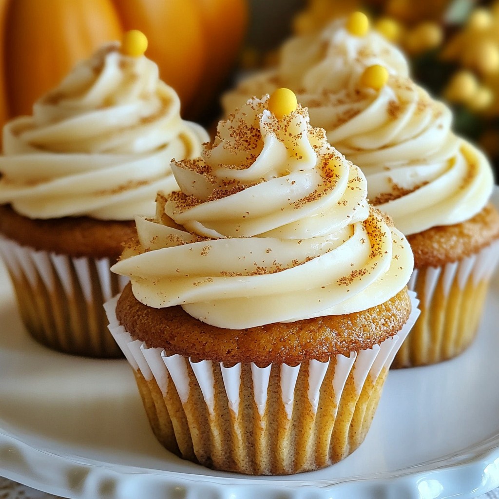 Pumpkin Spice Latte Cupcakes Delightful Seasonal Treat