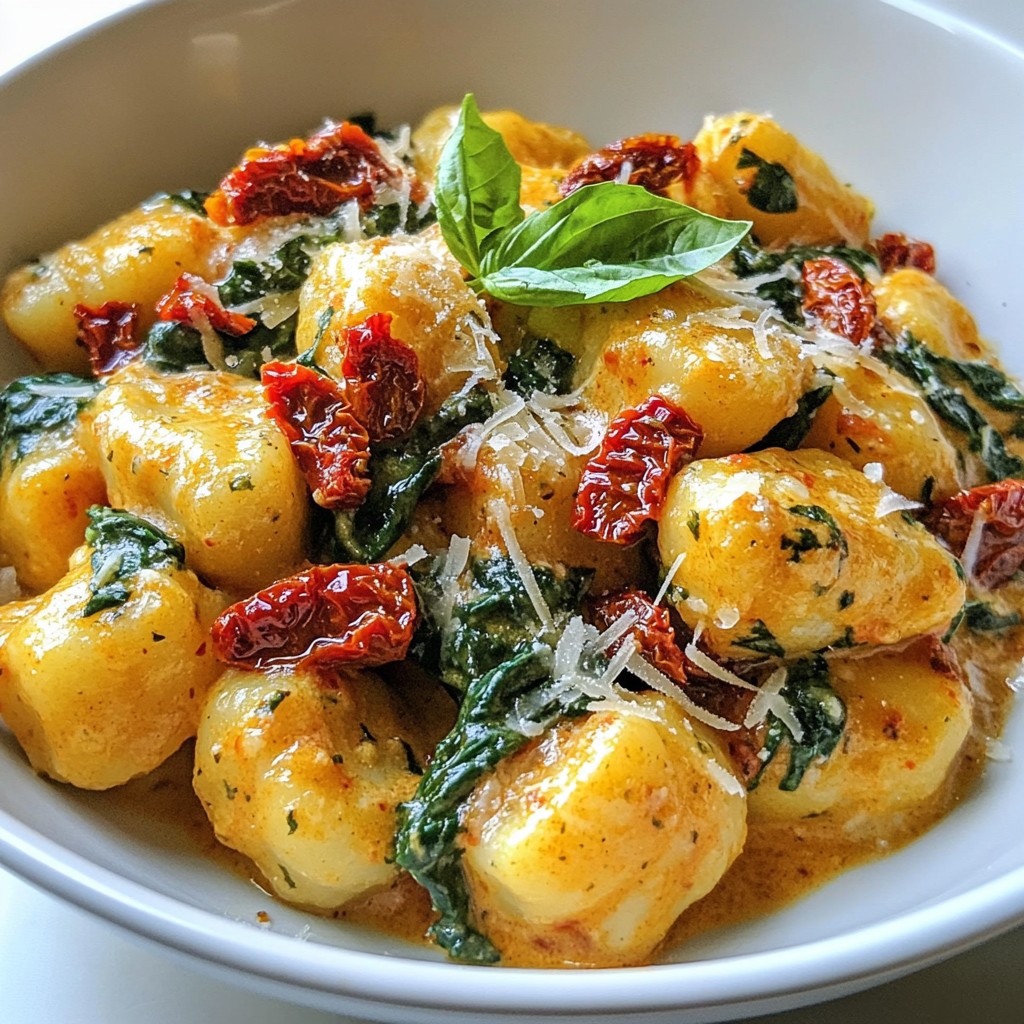 Creamy Sun-Dried Tomato Gnocchi Flavorful Dinner Delight