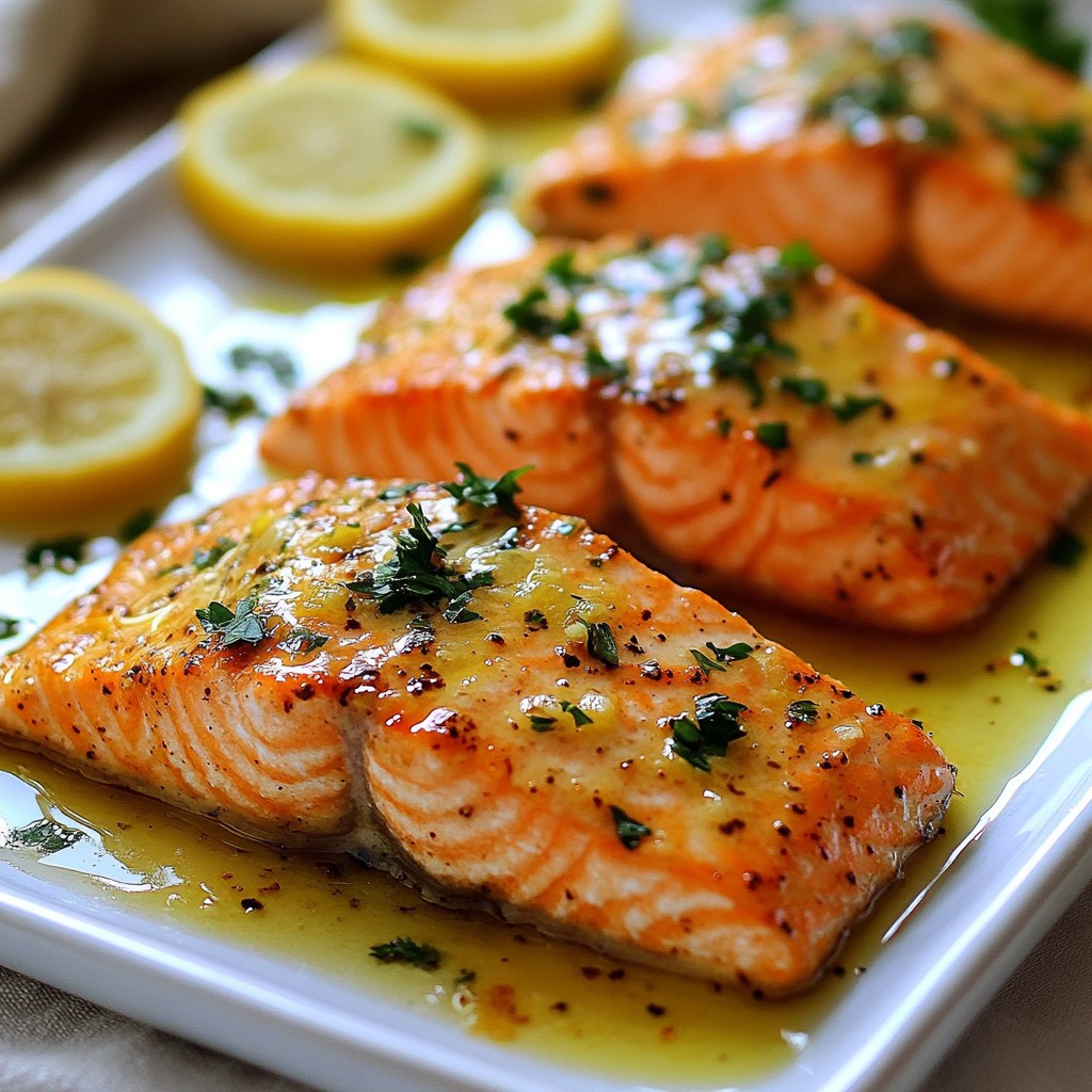 Skillet Lemon Garlic Salmon Flavorful and Easy Recipe