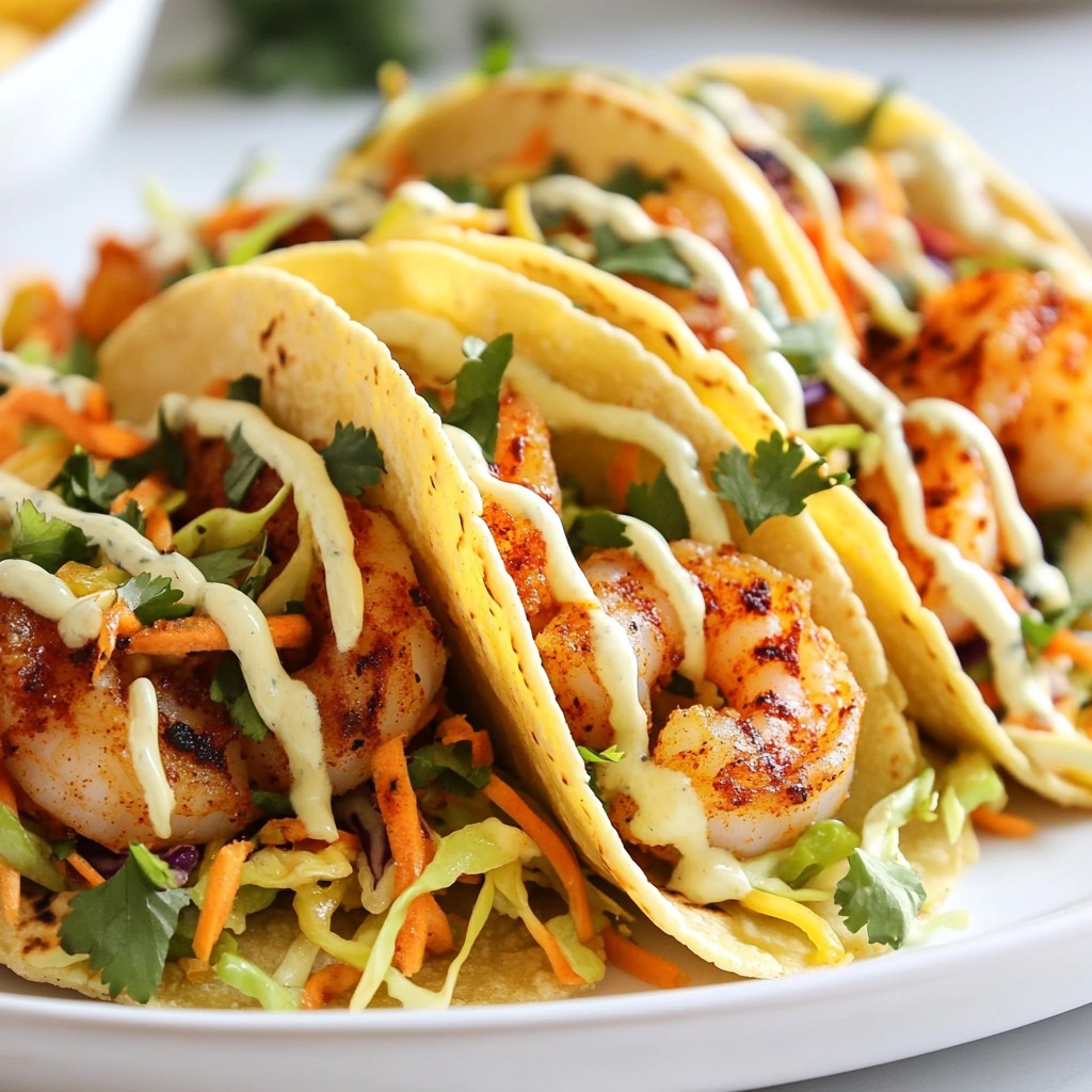 Cajun Shrimp Tacos with Slaw Quick and Simple Recipe