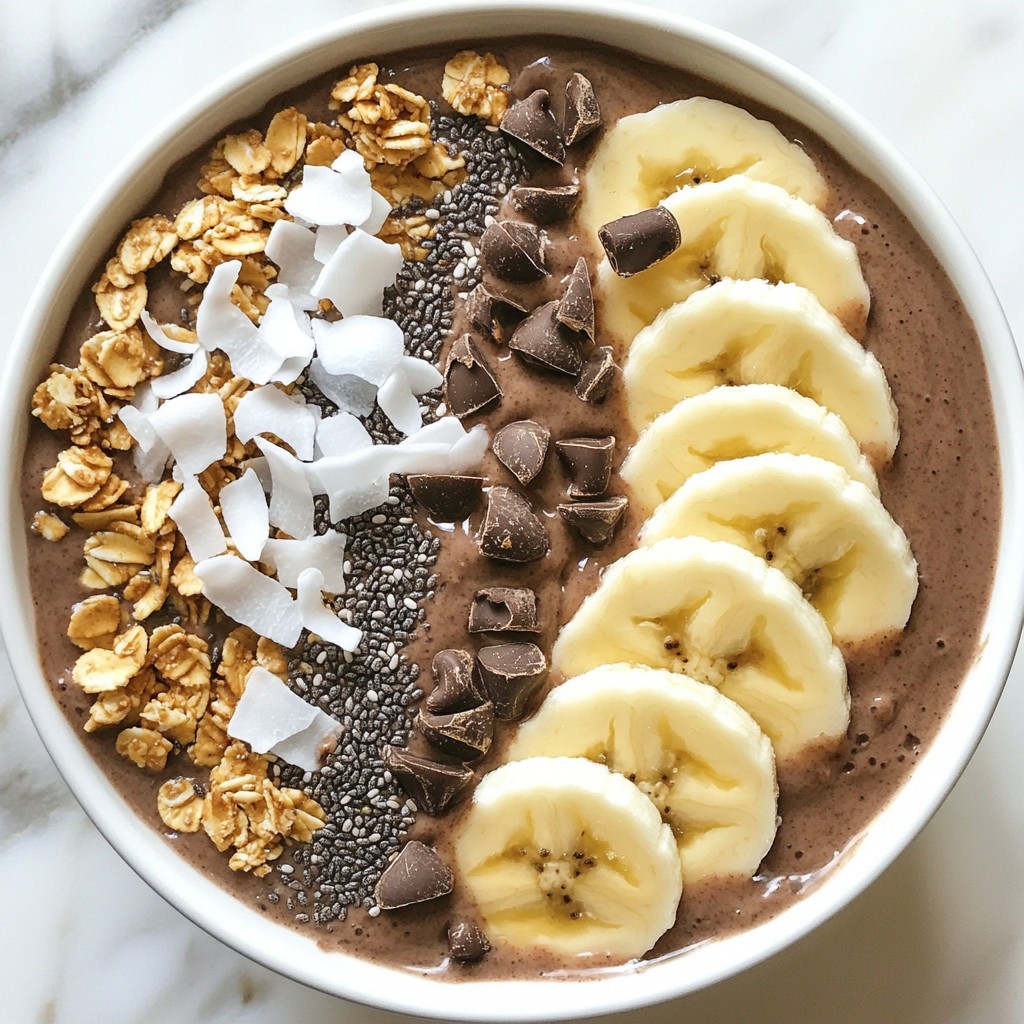 Chocolate Peanut Butter Smoothie Bowl Healthy Delight