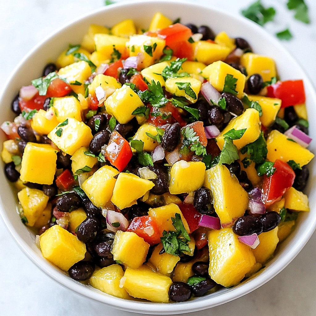 Mango Black Bean Salsa Bold and Flavorful Recipe