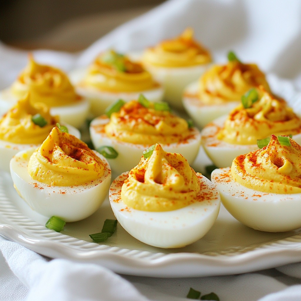 Spicy Sriracha Deviled Eggs Bold and Flavorful Treat
