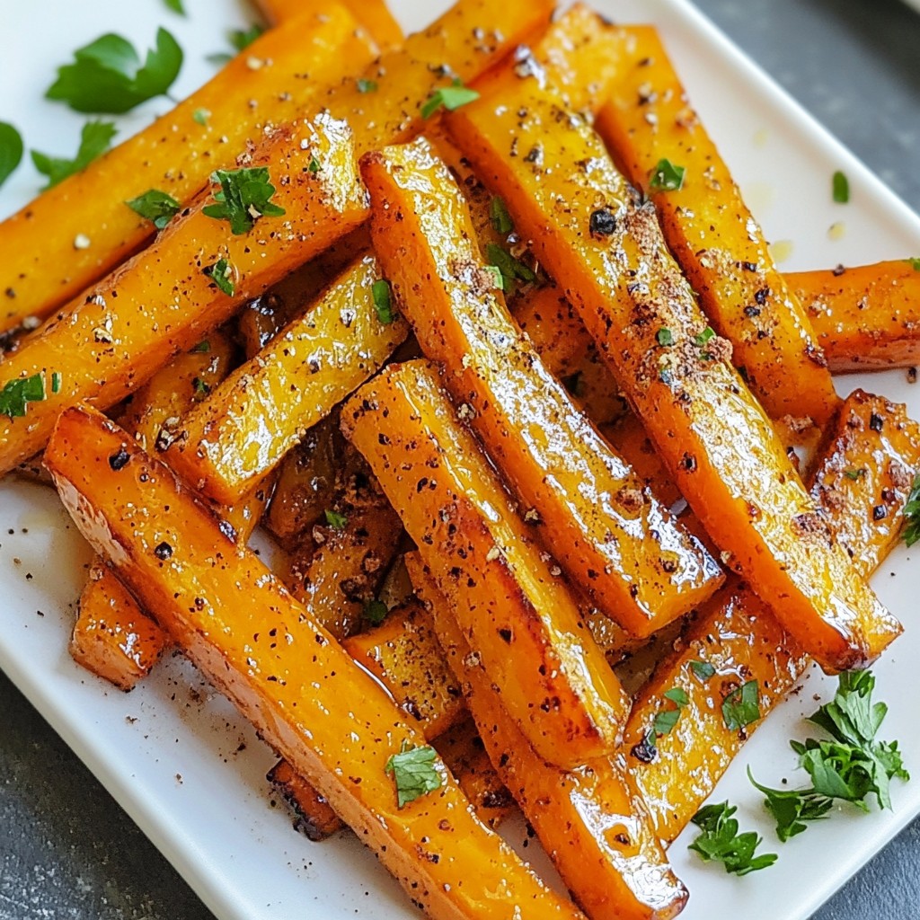 Maple Glazed Carrot Fries Flavorful and Easy Recipe