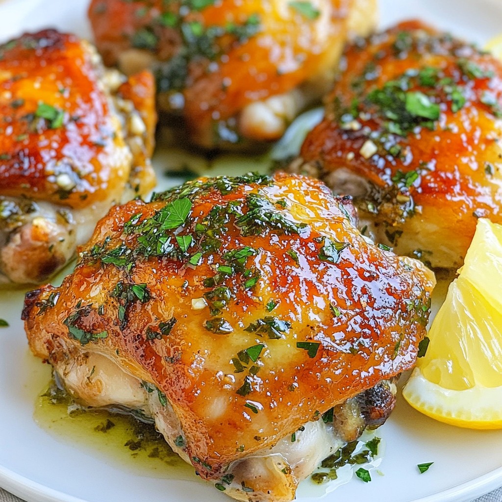 Herb Butter Roasted Chicken Thighs Savory and Simple