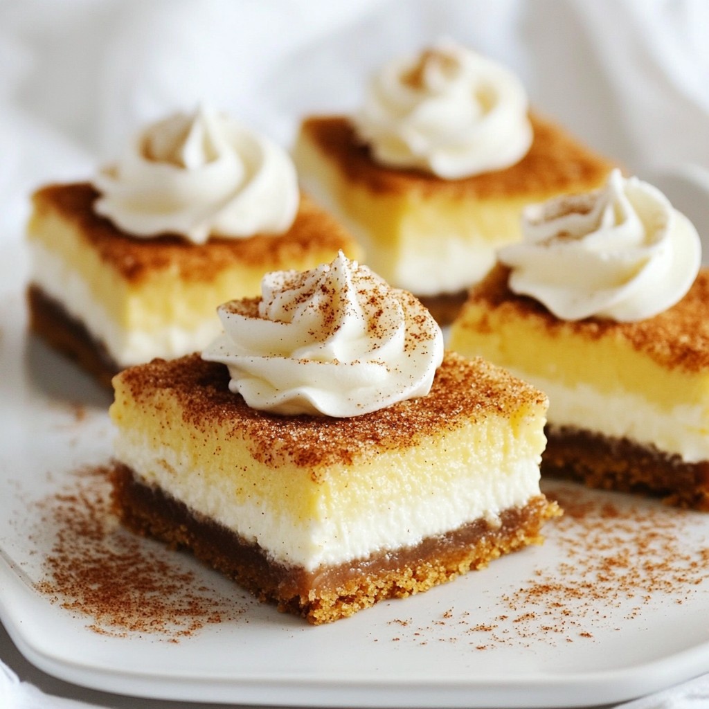 Churro Cheesecake Bars Delightful Treat to Enjoy