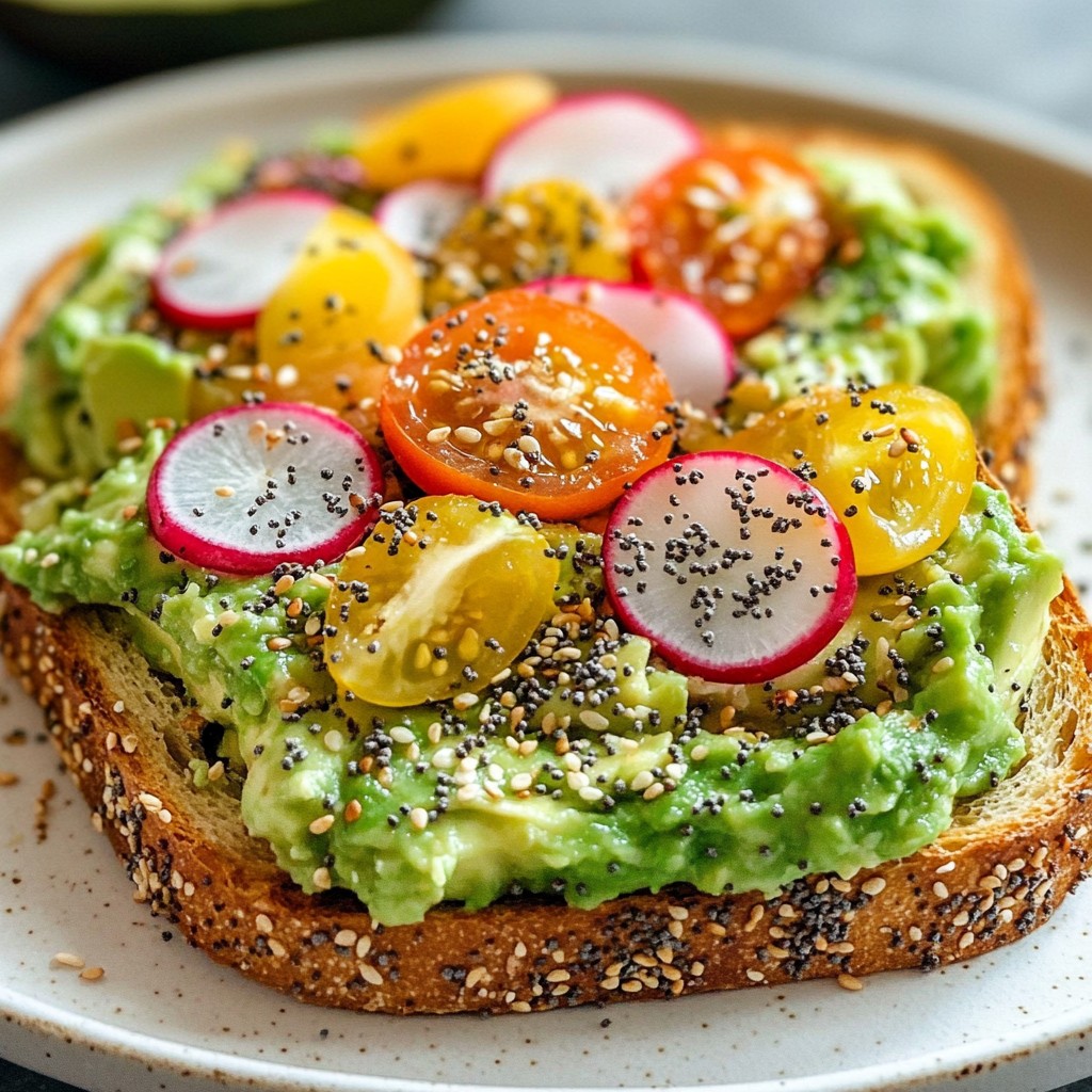 Everything Bagel Avocado Toast Simple and Tasty Recipe