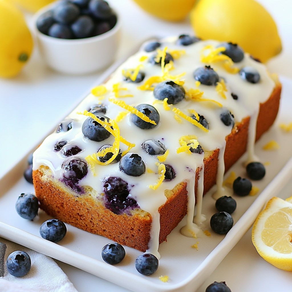 Lemon Blueberry Yogurt Loaf Irresistible Fresh Treat