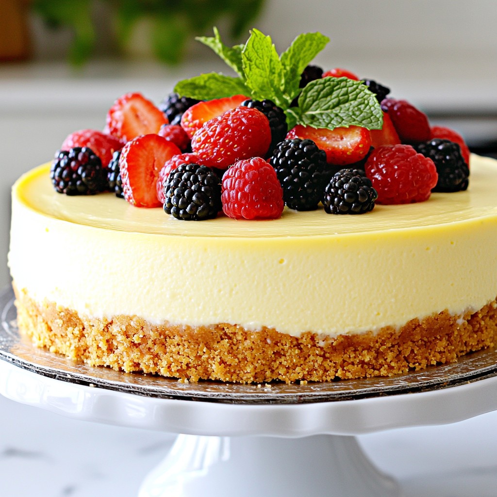 Classic Vanilla Bean Cheesecake Rich and Creamy Delight