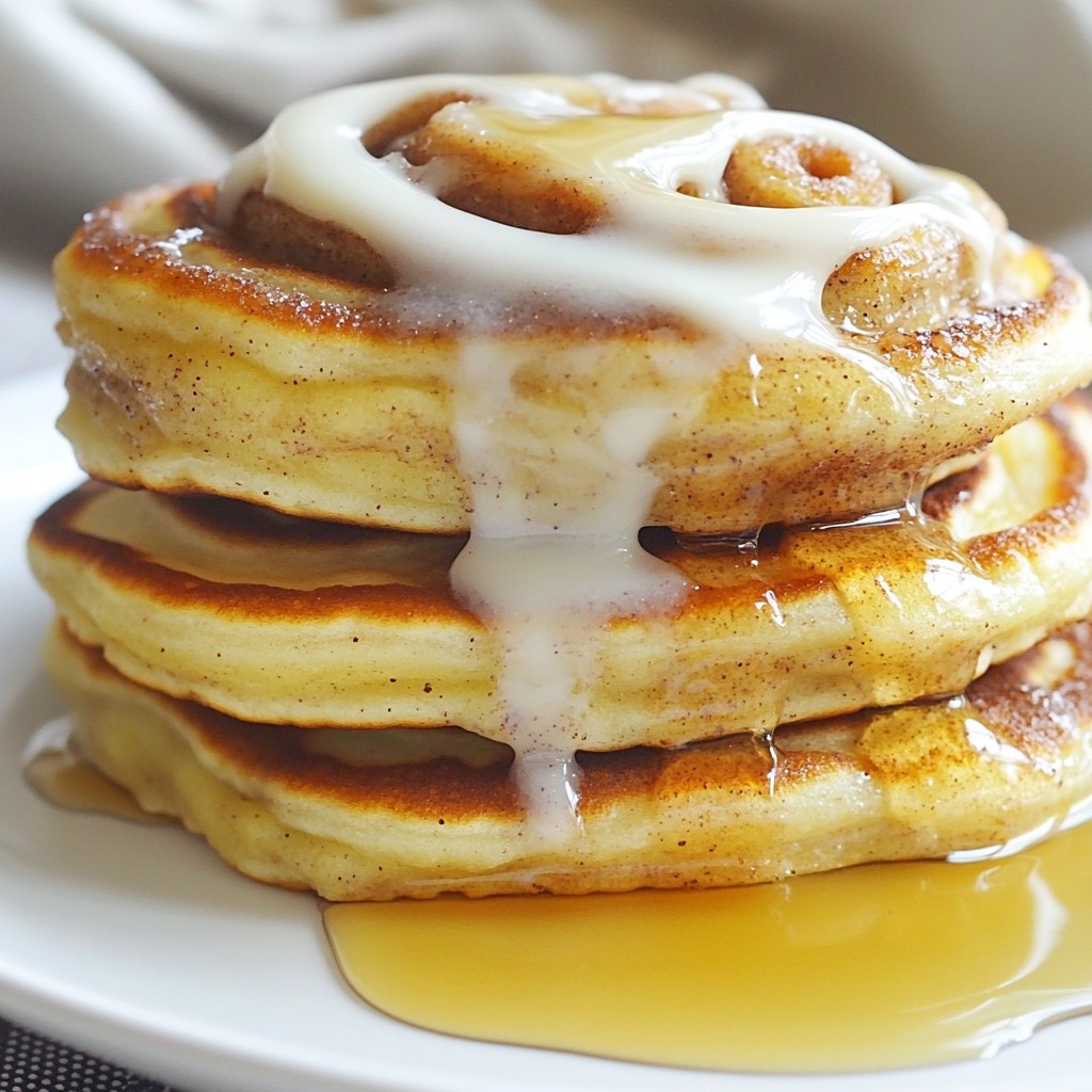 Cinnamon Roll Pancakes Delicious and Easy Recipe