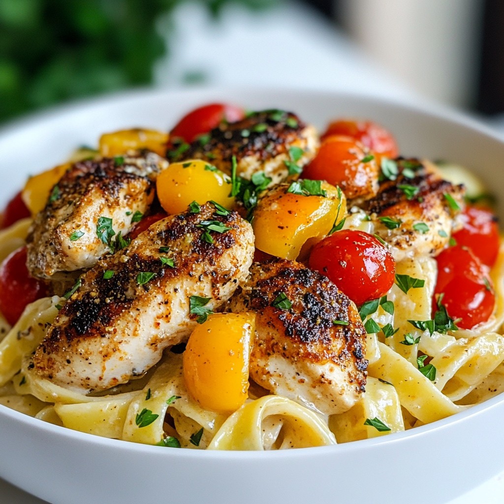 Spicy Cajun Chicken Pasta Savory and Flavorful Meal