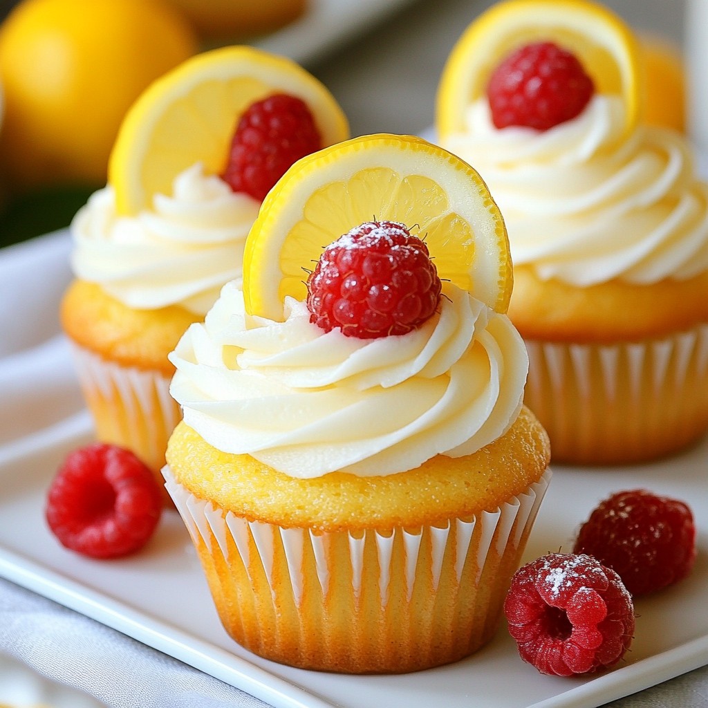 Raspberry Lemonade Cupcakes Simple and Tasty Recipe