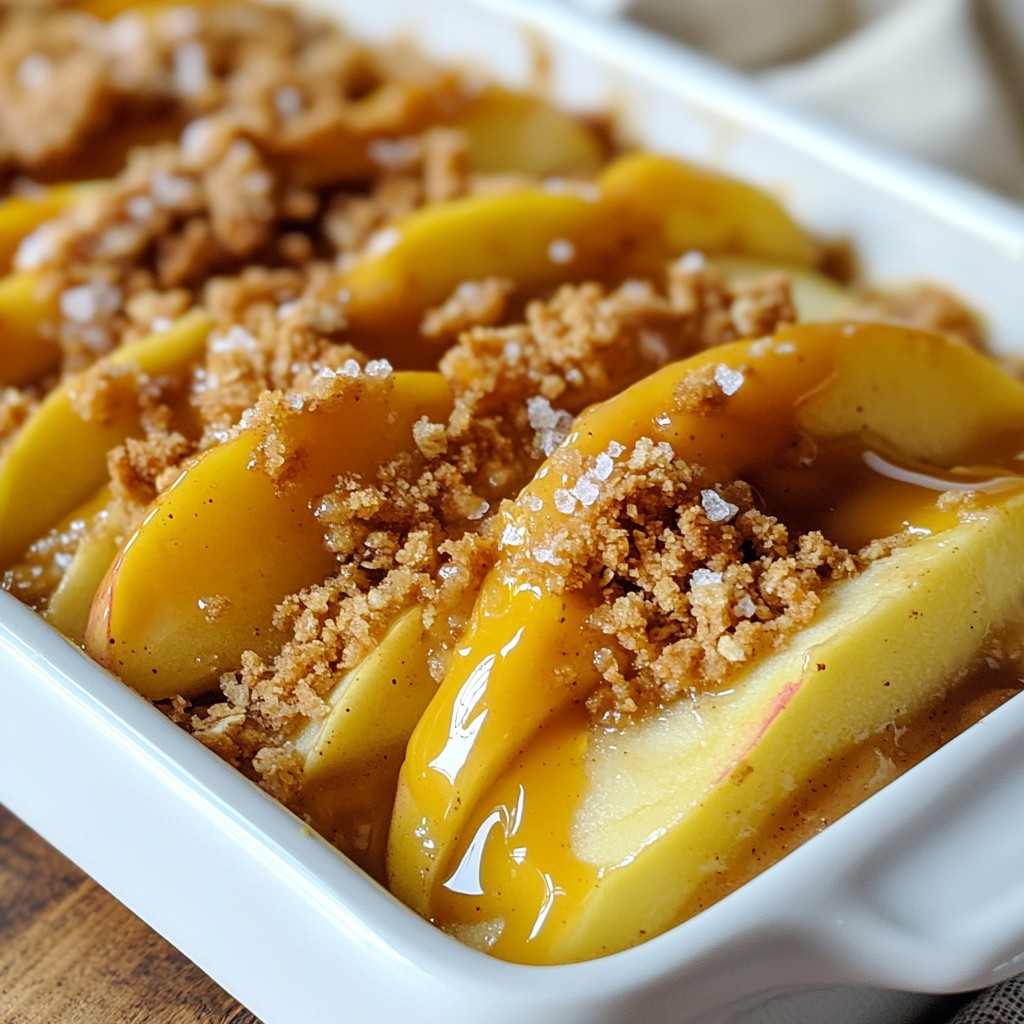 Salted Caramel Apple Crisp Irresistibly Flavorful Delight