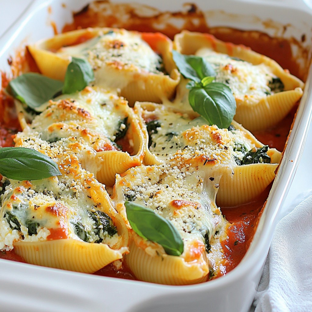 Spinach Ricotta Stuffed Shells Irresistible Comfort Dish