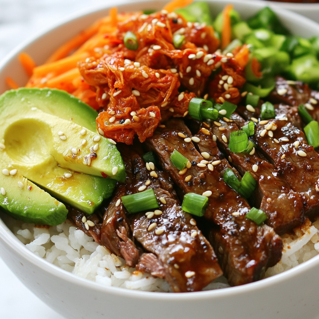 Korean BBQ Beef Bowls Flavorful and Easy Meal Prep