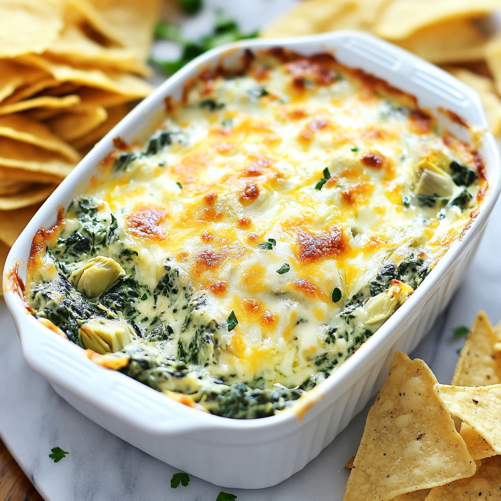 Creamy Spinach Artichoke Dip Irresistible Snack