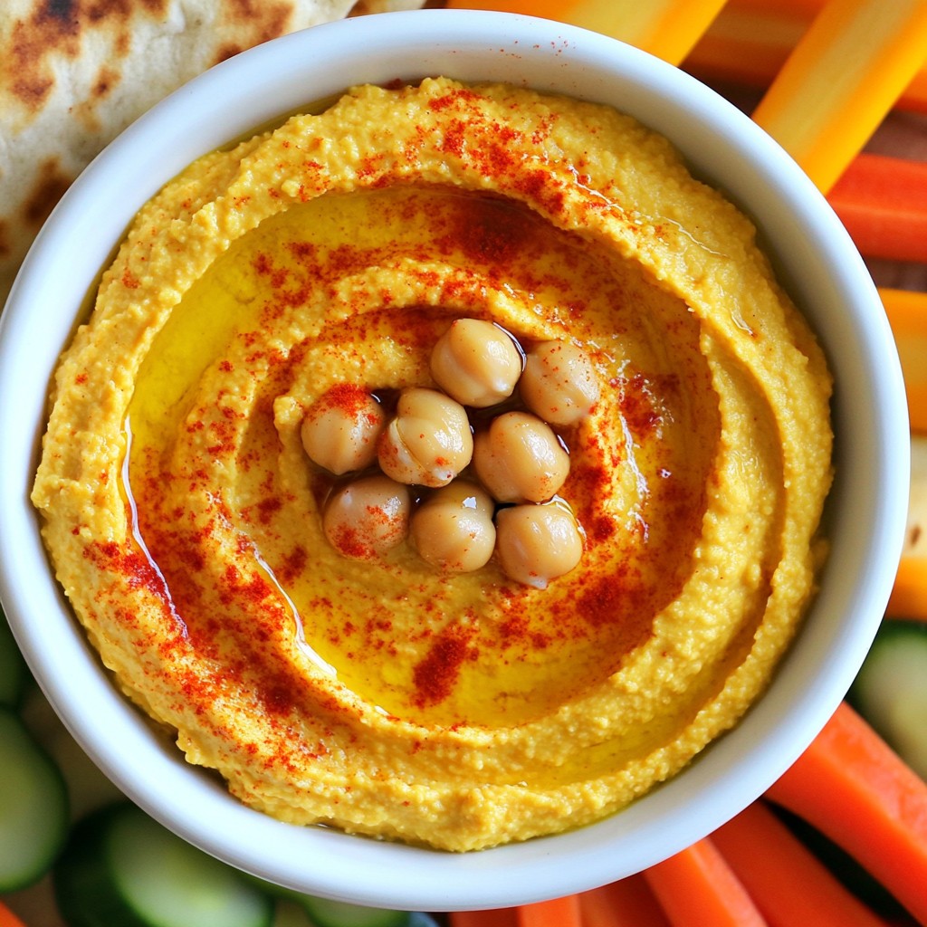 Roasted Red Pepper Hummus Flavorful and Easy Recipe
