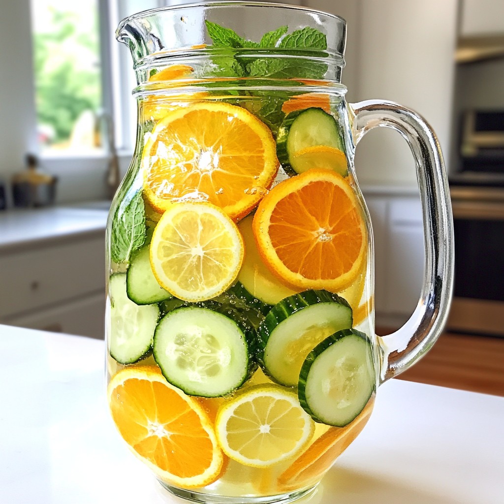 Sunshine Citrus Detox Water Refreshing Hydration