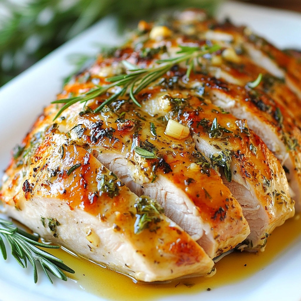 Herb Butter Roasted Turkey Breast Irresistible Recipe
