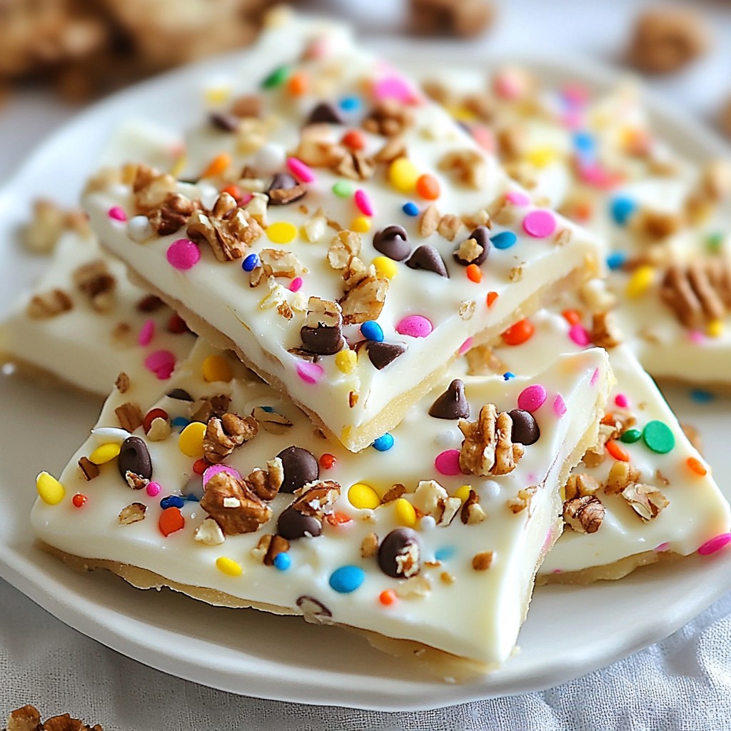 Cookie Dough Greek Yogurt Bark Tasty Frozen Treat