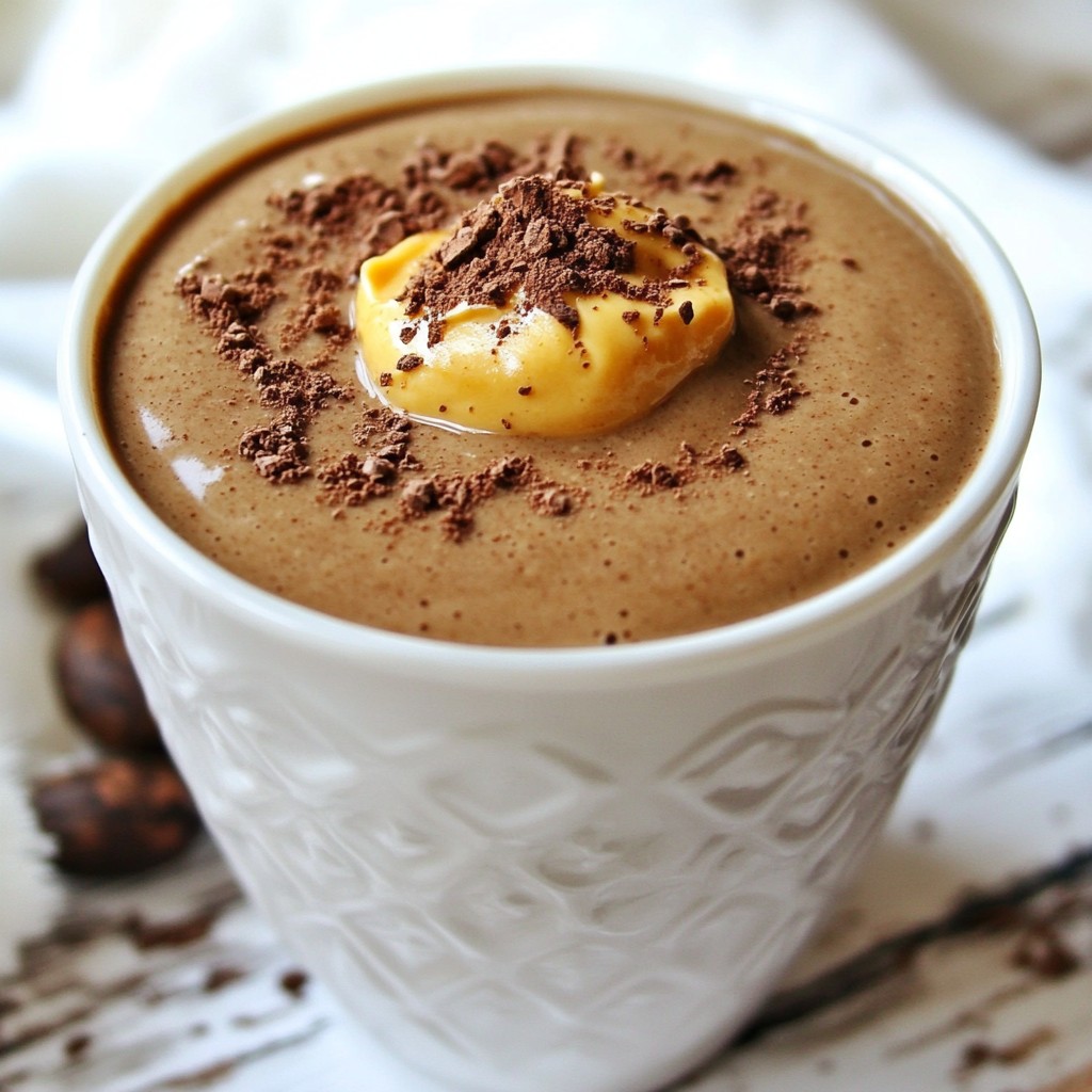 Chocolate Peanut Butter Protein Smoothie Energizing Boost