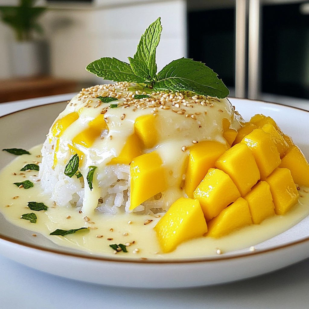 Mango Sticky Rice Delightful Dessert Recipe Guide