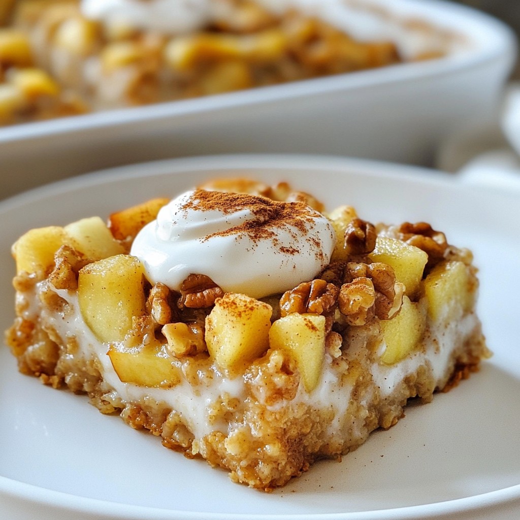 Apple Cinnamon Baked Oatmeal Flavorful and Easy Recipe