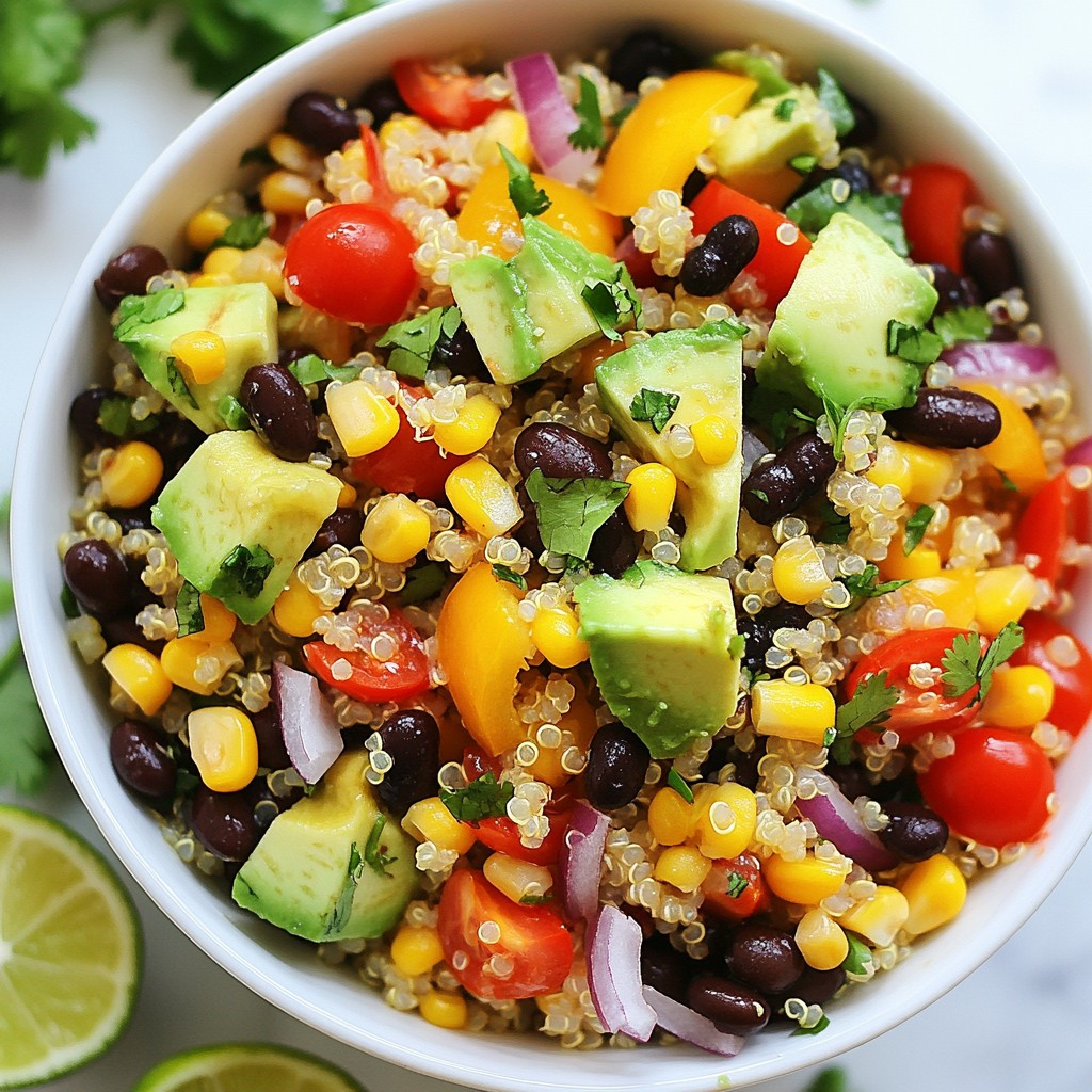 Tex Mex Quinoa Salad Fresh and Flavorful Delight