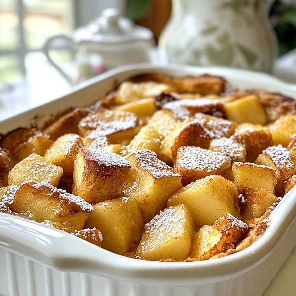 Apple Cinnamon French Toast Casserole Delightful Dish