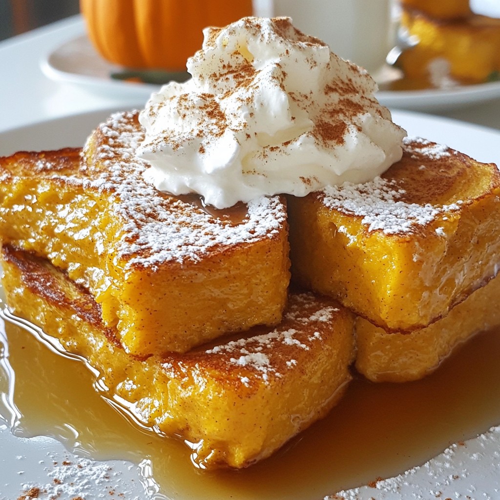 Pumpkin Spice French Toast Delightful Breakfast Treat