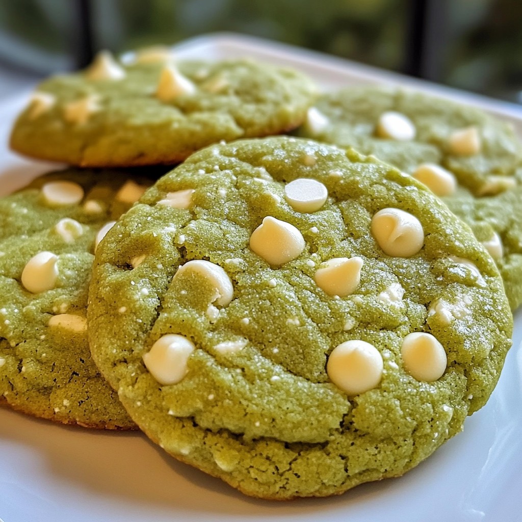 Matcha White Chocolate Cookies Flavorful and Easy Recipe