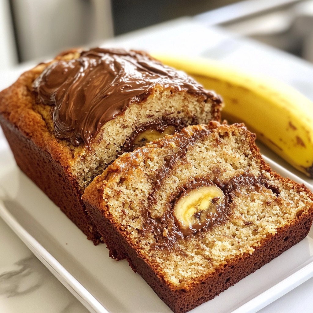 Nutella Swirl Banana Bread Irresistible and Easy Recipe
