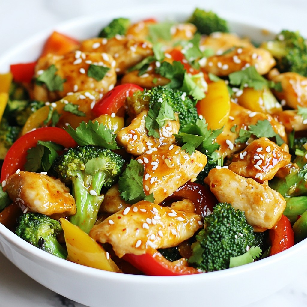 Sweet Chili Chicken Stir Fry Flavorful and Quick Meal
