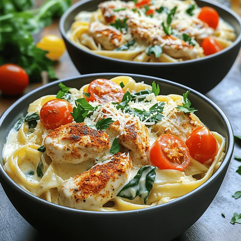Creamy Cajun Chicken Alfredo One Pot Delight
